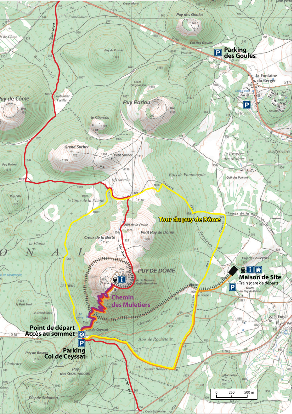 carte du puy de dome